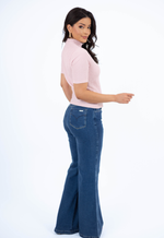 Blusa Júlia Maldivas Rosa Bebê