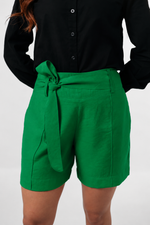 Bermuda Priscila Marrant Verde Bandeira