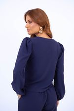 Conjunto Selena Azul Marinho