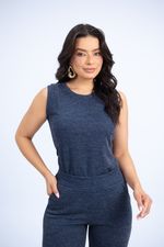 Conjunto Melissa Azul Marinho Mescla