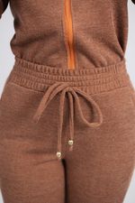 Conjunto  Viviane Marrom Mescla