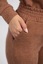 Conjunto  Viviane Marrom Mescla