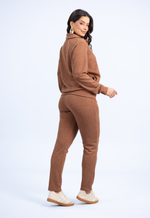 Conjunto  Viviane Marrom Mescla