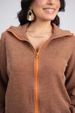 Conjunto  Viviane Marrom Mescla