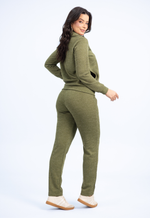 Conjunto  Viviane Verde Militar Mescla