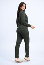 Conjunto  Viviane Verde Exército Mescla