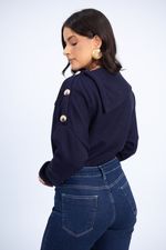 Blusa Ludmila Azul Marinho