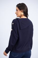 Blusa Ludmila Azul Marinho