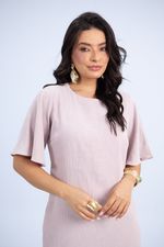 Vestido Ágatha Vinho Mescla