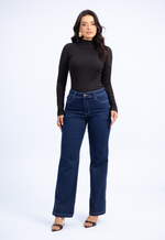 Blusa Ingrid Canelada Preto