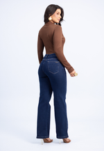 Blusa Ingrid Canelada Chocolate