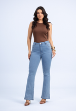 Blusa Dany Canelada Chocolate