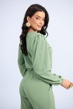 Conjunto Selena Verde Chá 