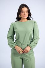 Conjunto Selena Verde Chá 