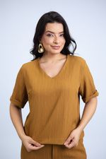 Blusa Karen Caramelo