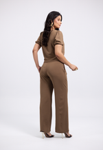 Conjunto Cecília Marrom Castanho Escuro