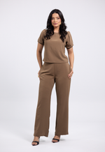 Conjunto Cecília Marrom Castanho Escuro