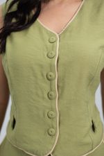 Conjunto Maricelma Verde Militar