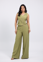 Conjunto Maricelma Verde Militar