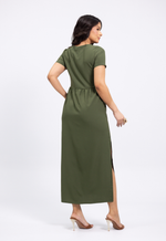 Vestido Joelma Verde Exército