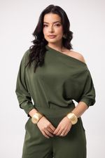 Conjunto França Verde Exército
