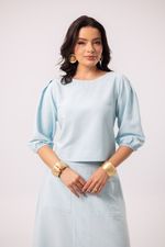 Conjunto Sarah Marrant Azul Bebê
