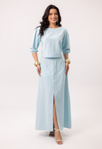 Conjunto Sarah Marrant Azul Bebê