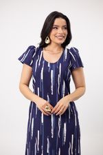 Vestido Laís Azul Marinho