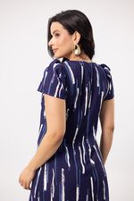 Vestido Laís Azul Marinho