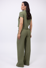 Conjunto Nathália Marrant Verde Militar 