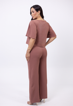 Conjunto Tânia Marrom Bordô