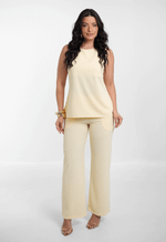 Conjunto Tainara Amarelo Manteiga