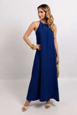 Vestido Naty Azul Marinho