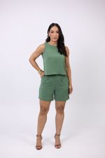 Conjunto Bruna Verde Militar