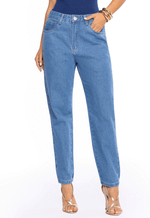Calça Jeans Mom Emily Claro