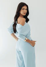 Conjunto França Azul Bebê