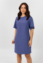 Vestido Ágatha Alfaiataria Mari Azul Carbono