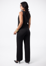 Conjunto Raquel Risca de Giz Preto