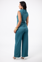 Conjunto Yasmin Verde Petróleo