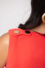 Conjunto Cleide Laranja Flamingo