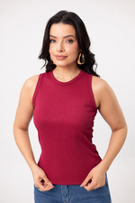 Blusa Dany Canelada Vinho