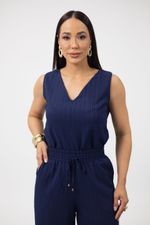 Conjunto Celita Zahara Azul Marinho