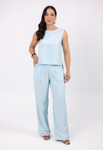 Conjunto Daniela Marrant Linen Azul Bebê