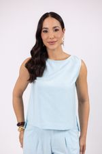 Conjunto Daniela Marrant Linen Azul Bebê