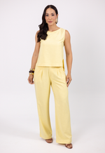 Conjunto Daniela Amarelo Manteiga