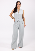 Conjunto Érika Marrant Linen Cinza