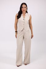 Conjunto Érika Marrant Linen Areia