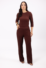 Conjunto Isadora Maldivas Chocolate