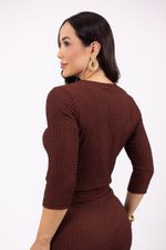 Conjunto Isadora Maldivas Chocolate