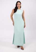 Vestido Débora Verde Água